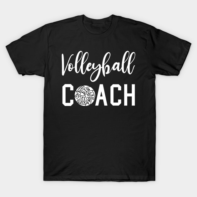 Volleyball Coach T-Shirt by maro_00